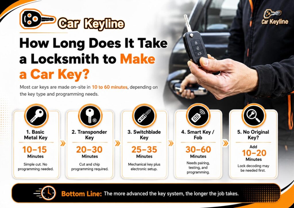 How Long Does It Take A Locksmith to Make A Car Key